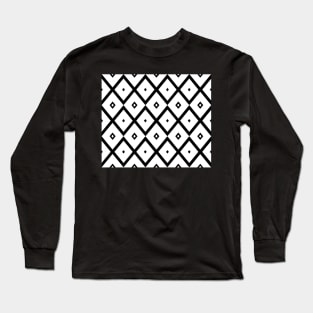 Abstract geometric pattern - black and white. Long Sleeve T-Shirt